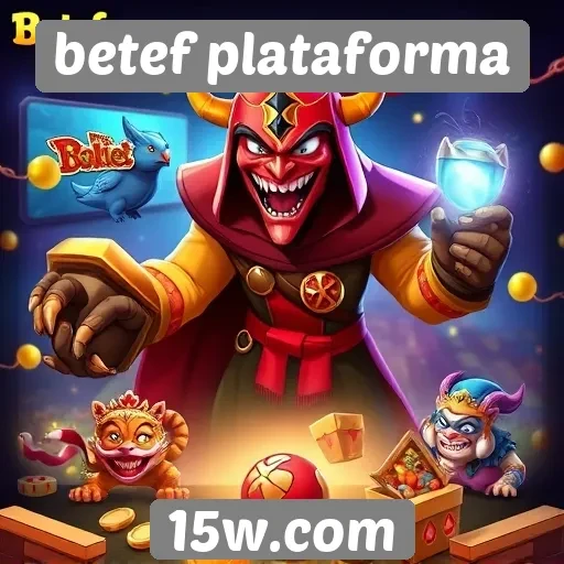 Variedade de jogos disponíveis na betef plataforma